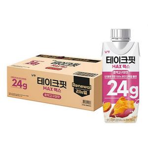 테이크핏 맥스 호박고구마맛 250ml X 24입 / 마시는 단백질 음료