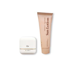 가히 캐비어 샤인픽 선스틱+아쿠아 쉴드 선로션 혼합세트