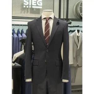 [지이크](센텀시티점) F/W 프리미엄 원단 네이비 사방스판 정장(PJ2063NA)