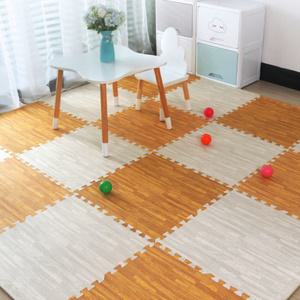 30×30cm 조립식 퍼즐매트 16장 우드패턴 거실매트 층간소음 완화 유치원 어린이집