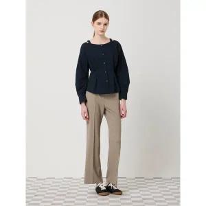 [CC콜렉트](센텀시티점)[씨씨콜렉트] (SET-UP)벨티드 스트레이트핏 팬츠_C252MSA331