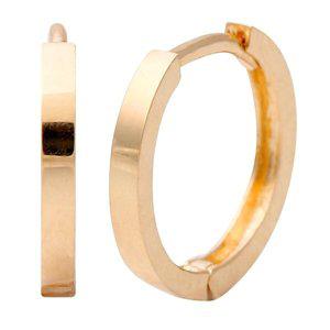 [미니아트]14K 골드 심플리 민자 링 베이직 데일리 금 원터치 귀걸이