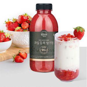 [NS홈쇼핑][복음자리] 과일듬뿍 딸기청 580g (과일함량99%)[35288168]