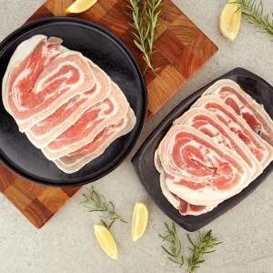 [롯데백화점]오초록 [오초록] 국내산 대패 꽃 삼겹살 800g(400g x 2팩) / 한돈 꽃삼겹 대패 삼겹살