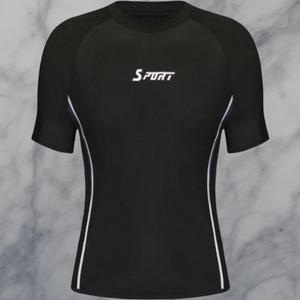 [다잇템] 남성 투피스 래시가드 휴양 그레이 검정 SS 세트