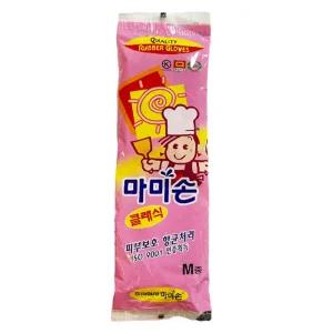 마미손 고무장갑 M(중)x10켤레/중간/여성/식당/음식점/부엌/설거지/세척/김장/청소/농장/공장/빨래/세차