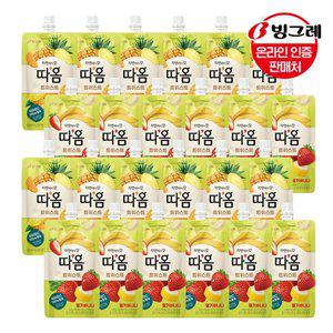 [빙그레] 따옴 트위스트 딸기바나나/귤파인애플 2종 24개 /아이스크림/아이스스무디