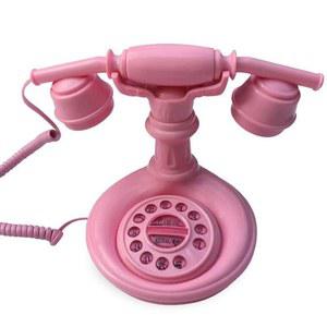 유 화기 고양이캐릭터 전화기 레트로 고양이 모델 좌석이 구식 무선플러그 블랙