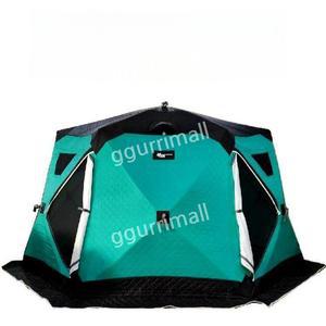 빙어 낚시 텐트 캠핑 방수 육각 레인커버