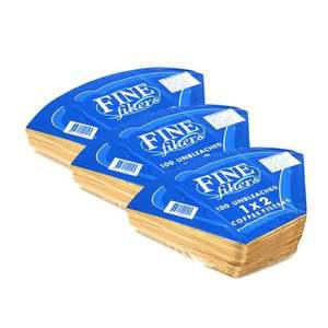 FINE 커피필터 1X1 100매 3세트 (1인 2인용)