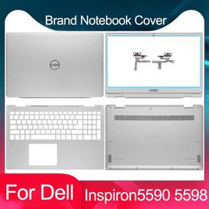 INSPIRON 15 5590 새로운 받침대 5598 뒷면 케이스 노트북 인치의 베젤 하단 손목 기능 LCD 덮개 039T35 전면 경첩 하우징