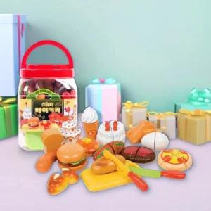 한립 스위티 베이커리 음식모형 빵 케이크 자르기 썰기놀이 찍찍이 장난감 주방놀이 어린이