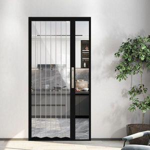쉐넌 투명 홀딩도어 폴딩도어 중문 방수 접이식 자바라