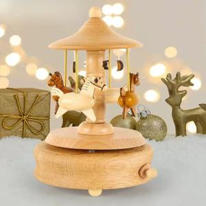 리치힐 일본오르골 삿포로오르골 회전목마 대관람차 기차 원목 나무 선물