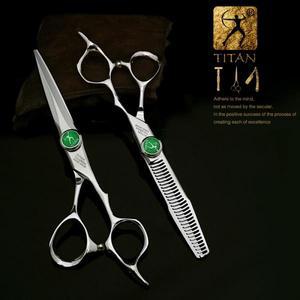 Titan 미용 가위 6 인치 헤어 가위, 전문가용 이발사 가위, 절단 및 숱치기, 스타일링 도구, 미용 가위