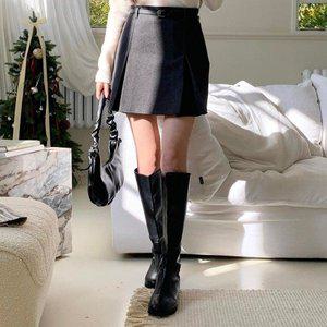 [VY] 여자 겨울 벨트 미니스커트_SK4326_19337552_588847