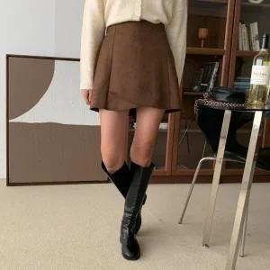 [VY] 여자 겨울 스웨이드 미니스커트_SK4175_19151804_588847