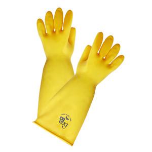 명진 공업용고무장갑_9호.10호12호  단수 노란색 MSL3617