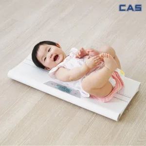 CAS  디지털 신생아 유아 아기 반려동물 체중계 BHE-300 화이트 강아지 고양이