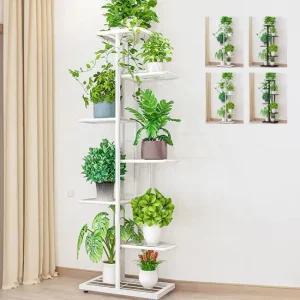 키밍 철제 화분 정리대 7단 8단 철제거치대 인테리어 화분대 화분선반 거실화분선반 거실