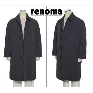 [롯데백화점]레노마 F/W가을/봄/초겨울까지 입는 트렌치코트 세미오버핏네이비컬러 EK3653