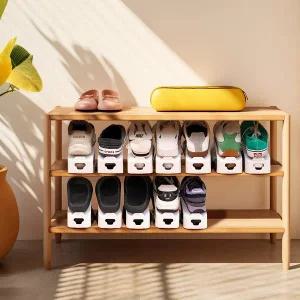 [보노하우스]슈스케 화이트 심플 슈즈렉 20개 신발정리대 슈즈랙