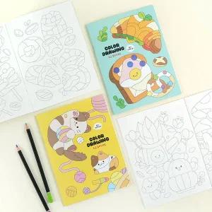 초급 컬러드로잉 색칠공부