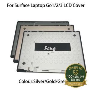 새로운 오리지널 Microsoft Surface 노트북 go1/2/3 뒷면 커버 1943 쉘 스크린 그린 골드