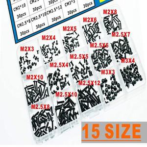 450개 M2 M2.5 M3 노트북 컴퓨터 나사 키트 세트 SSD IBM HP 델 레노버 소니 Toshiba Gateway 에이서 하드