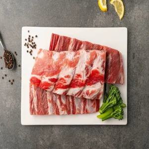 국내산 프리미엄 한돈 등갈비 1kg 12~15대 쪽갈비 바비큐