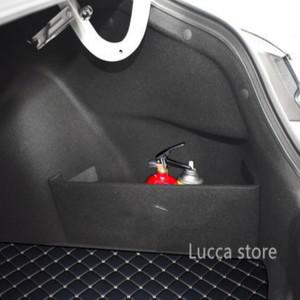 현대 호환 엘란트라 아반떼 CN7 - 용 자동차 액세서리 플란넬 트렁크 사이드 수납함 오거나이저 보드 배플