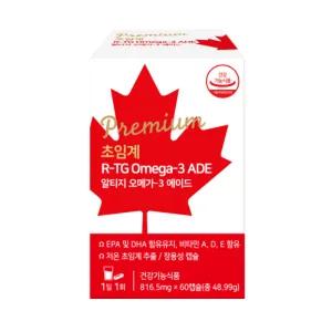 프리미엄 초임계 알티지 오메가-3 에이드 816.5mg x 60캡슐