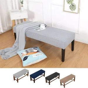 식탁 벤치형 의자커버 덮개 리품 초간편 세탁가능 커버 일체형 가정 긴 벤치형 호텔 탄성 피애노 리품