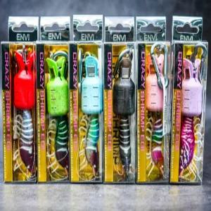 엔비TC 크레이지 쉬림프 에기 새우 모양 가성비 두족류 에기 (훅 캡 포함)