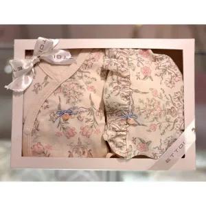 [에뜨와](본점) (임신출산선물)그레이스배내가운X로라모세트 (07S717181S5)