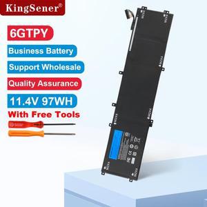 킹세너 새 6GTPY 11.4V 97WH 노트북 배터리 DELL XPS 15 9570 9560 7590 DELL Precision 5520 5530 시리즈