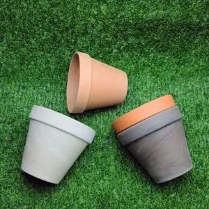 [오너클랜]ksr 베하몰 독일 표준형 토분 9x8cm 바솔트(그레이)