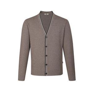 [갤러리아] 닥스셔츠 25FW 티핑 배색 포인트 가디건 DLA1SWCD101W1