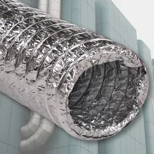 스마토 알루미늄 플렉시블 덕트호스 125MMx10M 자바라 주름관 은박호스 호일닥트