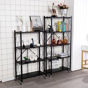 원터치 접이식 선반 다용도 이동식 선반 철제 수납 진열대 창고 3단 4단 5단