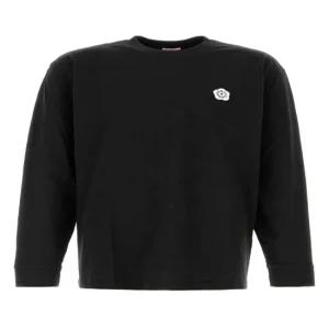 25FW 겐조 긴팔 티셔츠 FF65TL3544SG99J BLACK DOM