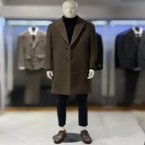 [트루젠] 트루젠 (역시즌/극소량) 이태리수입 브라운 프리미엄 남자 롱코트 2244CL510310