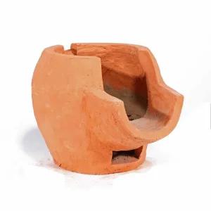 장작 흙난로 숯불화로 구이용 화덕 흙화덕 숯통 점토