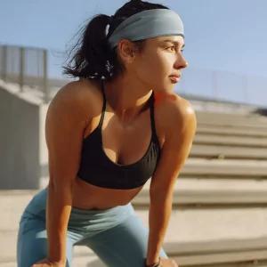 땀흡수 스포츠 헤어밴드 러닝 헬스 크로스핏 등산 와이드 운동 머리띠