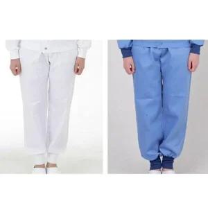 [QNU990V9_58]위생복 하의 면혼방 조리 차단위생복 바지