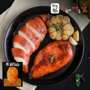 [오빠닭] 오븐에 빠진 통닭가슴살 매콤바베큐맛 100g 4팩