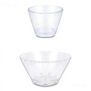 PC 재질 아이스크림 팥빙수 화채 샐러드 그릇 빙수볼 디저트볼 후식볼 지름 8cm 12.2cm