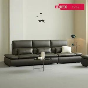 프라우 프리미엄 통가죽 천연면피 4인용 소파 (주문제작)