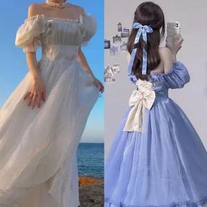 [MEMKPN76_58]컨셉의상 셀프웨딩드레스 졸업사진 반티