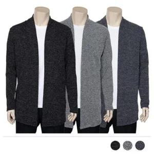 [MEN3P243_58]남자 의류 가디건 스웨터 숄 남편 여름 30대